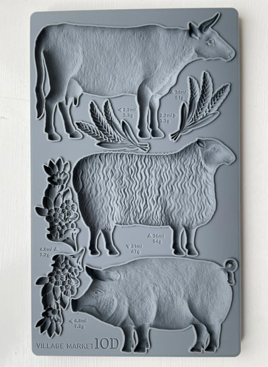 Village Market | Mould | IOD Iron Orchid Designs