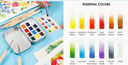 Watercolors Pocket  Set - Essential