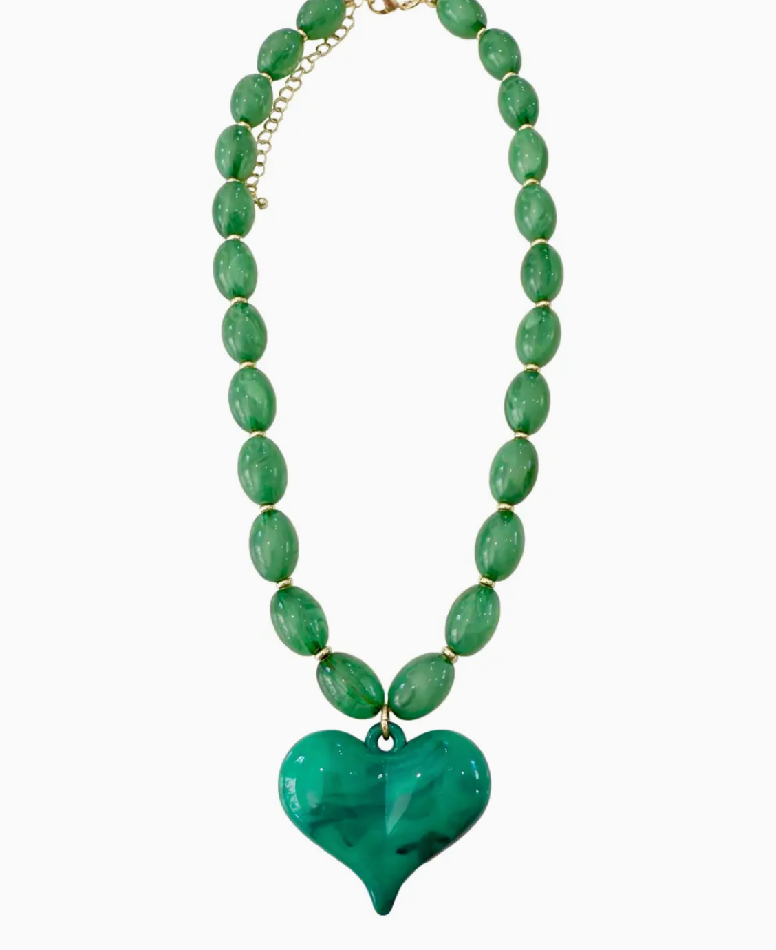 Beaded Geen Roxie Necklace