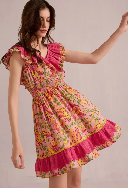 Pink and Peach Dress