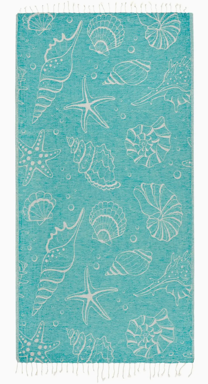Sea Turkish Cotton Peshtemal Beach Towel