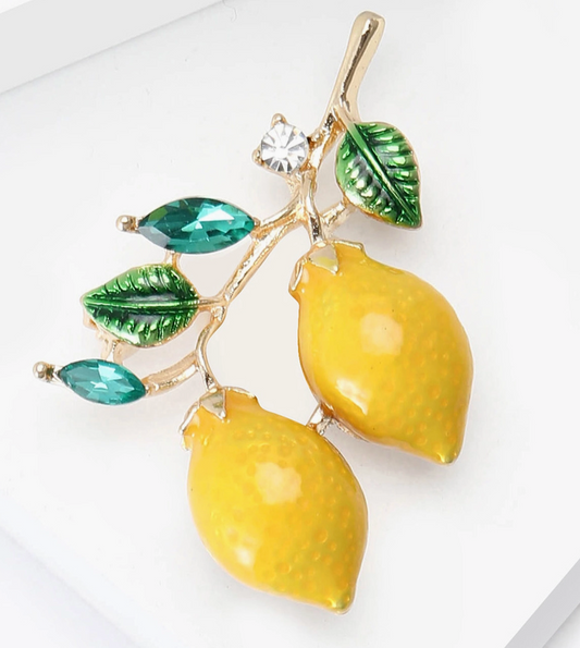 Lemon Branch Brooch