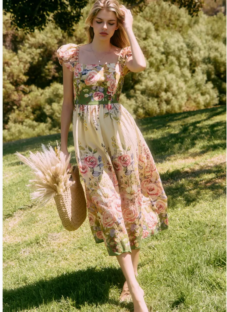 Floral Midi Dress