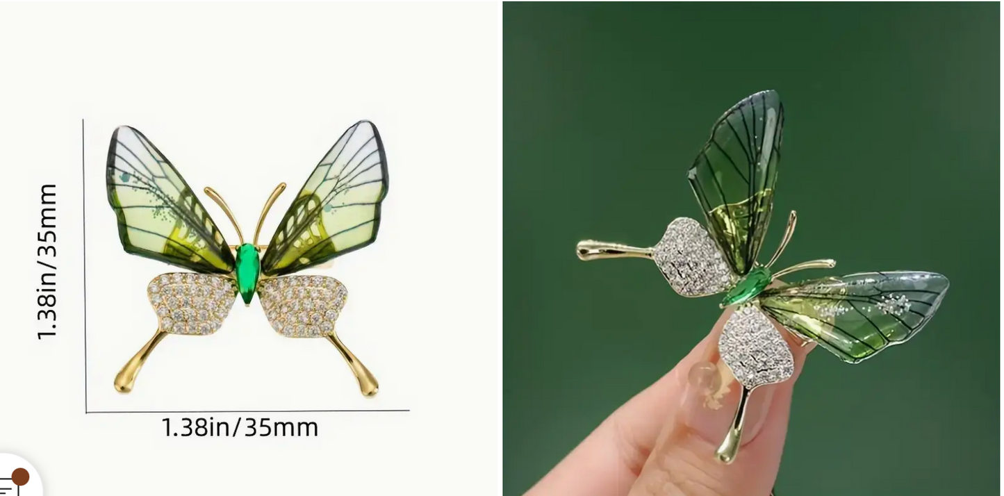 Elegant Butterfly Brooch