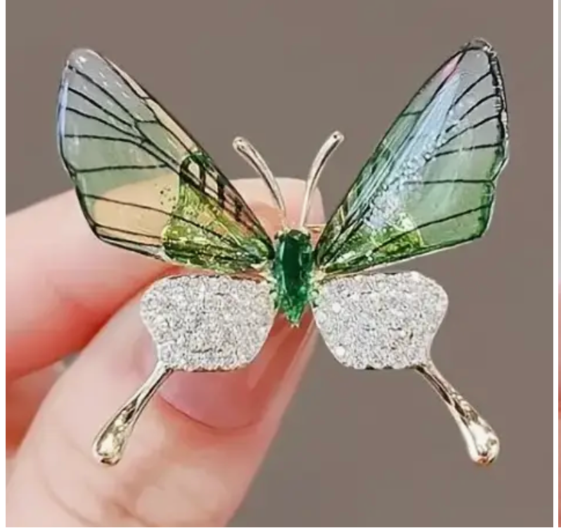 Elegant Butterfly Brooch