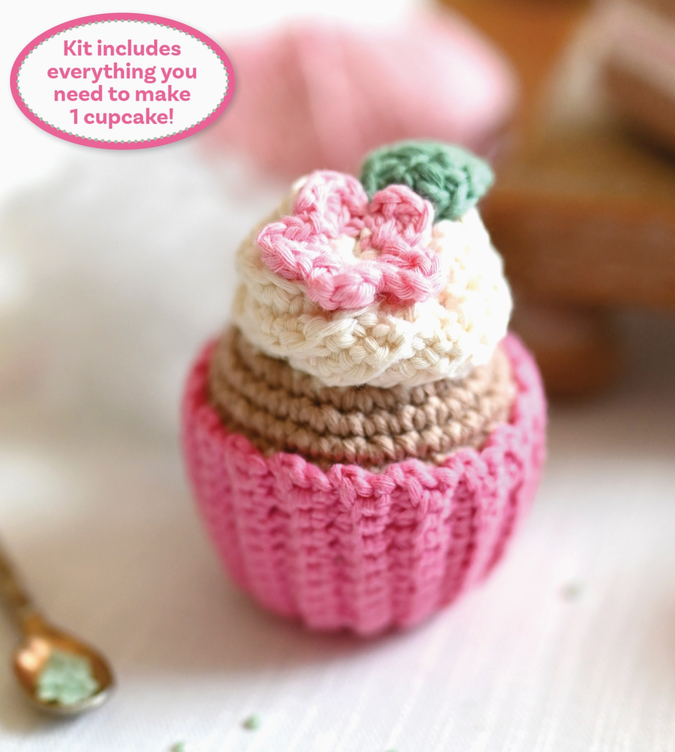 Crochet cupcake