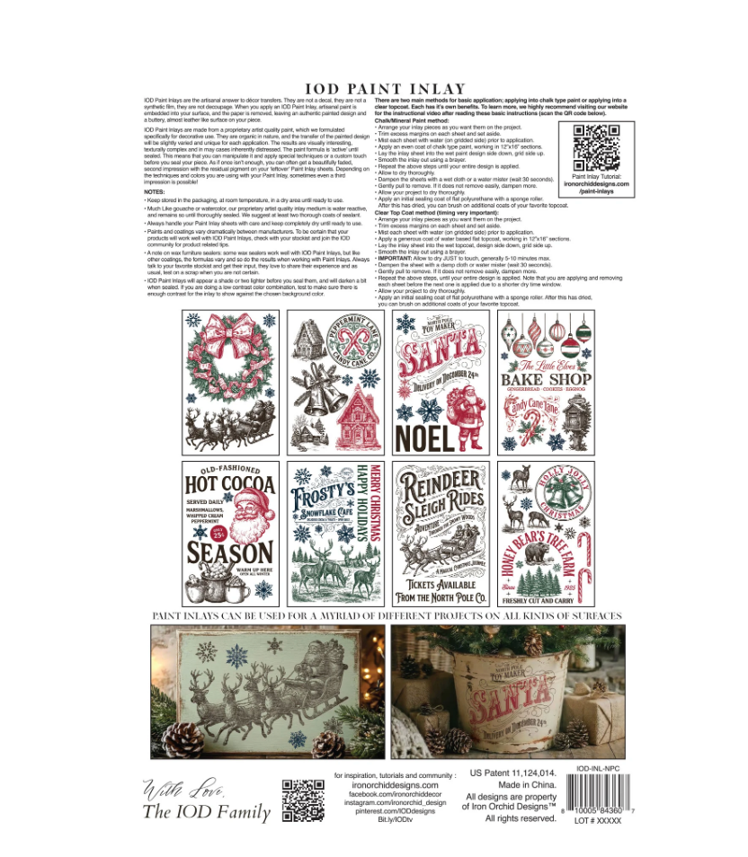 The North Pole Co IOD Inlay