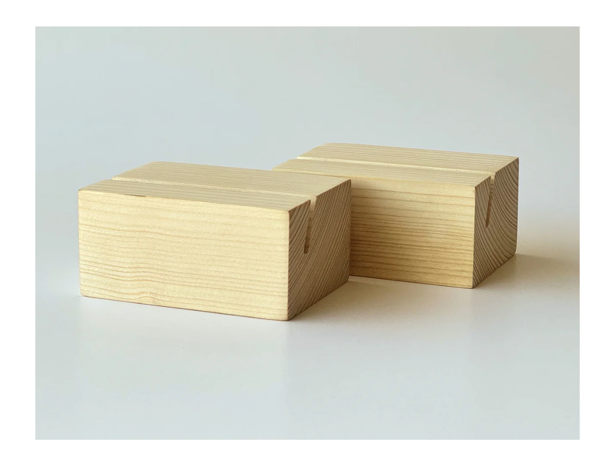 Wood Block Stand