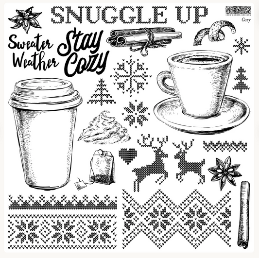 Cozy IOD  Stamp