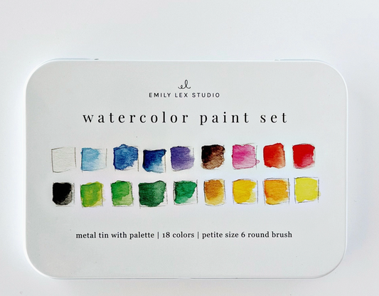 Watercolor Paint Set 18 Colors