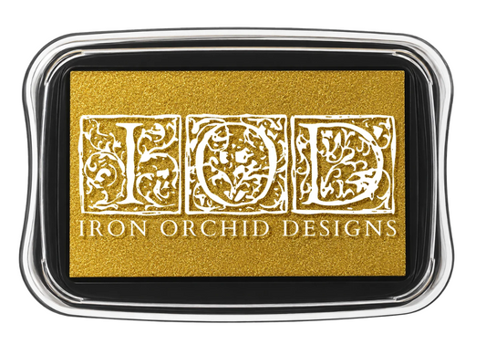 Gold Shimmer Ink Pad NEW from IOD !