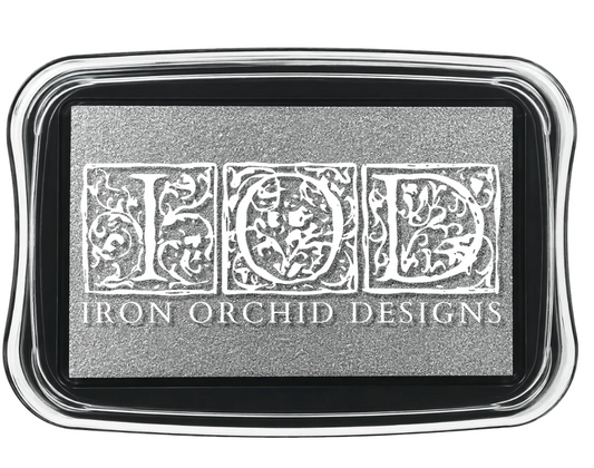 Silver Sparle ink pad NEW from IOD !