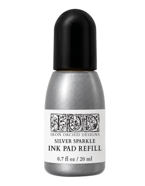 Silver sparkle ink refill NEW from IOD!