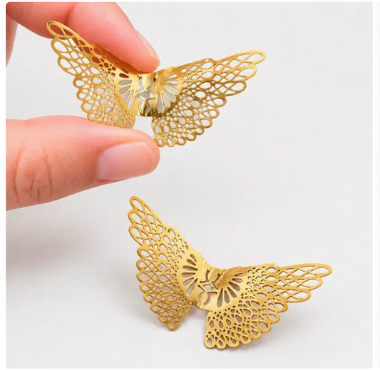 Mini Gold Angel Wings