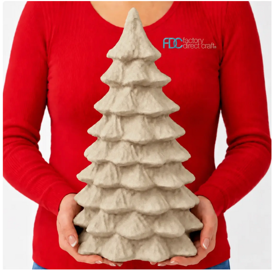 Paper Mache Christmas Tree