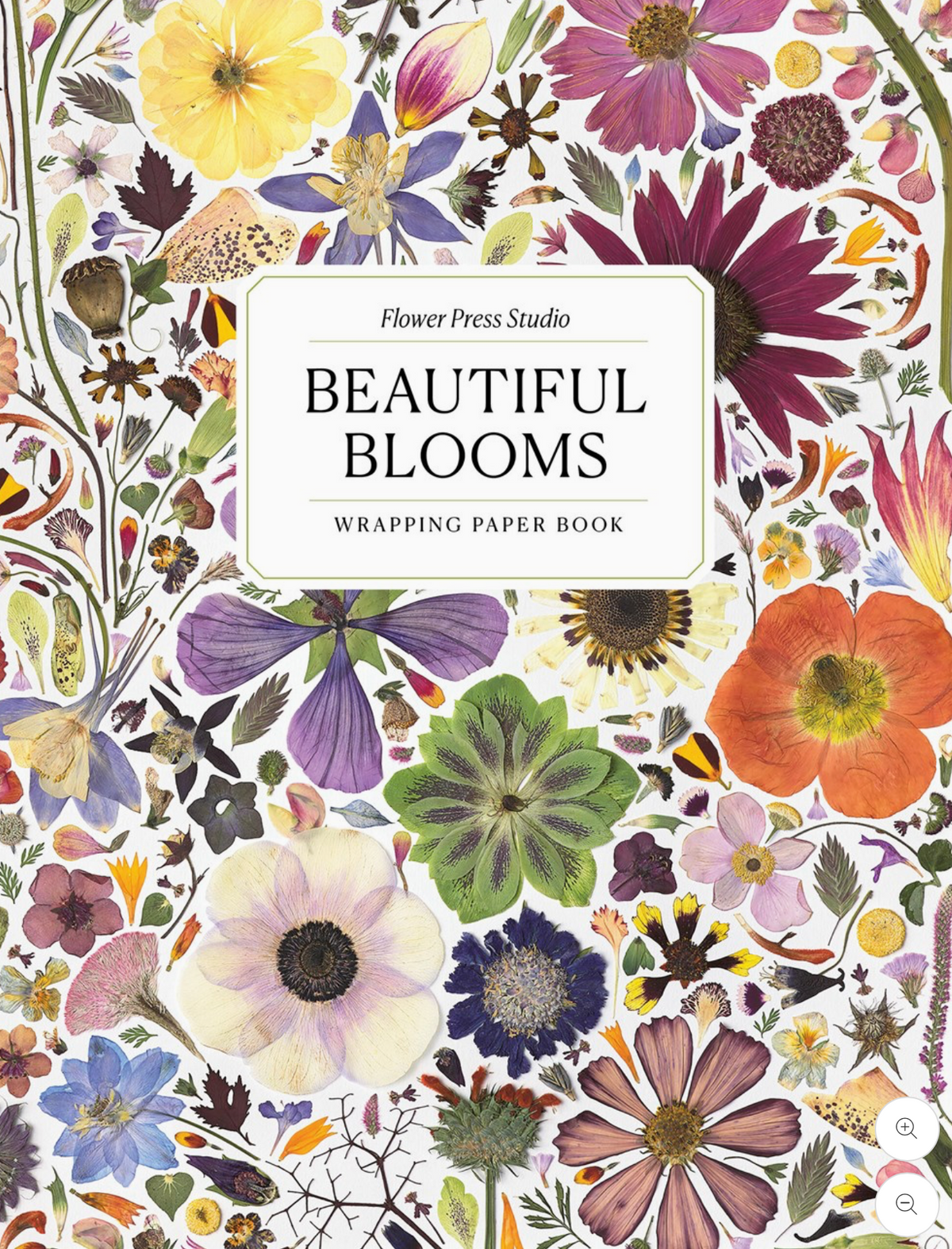 Beautiful Blooms Wrapping Paper Book
