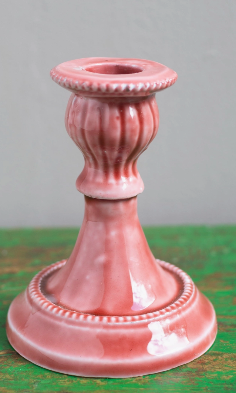 Moulded metal Candle Holders