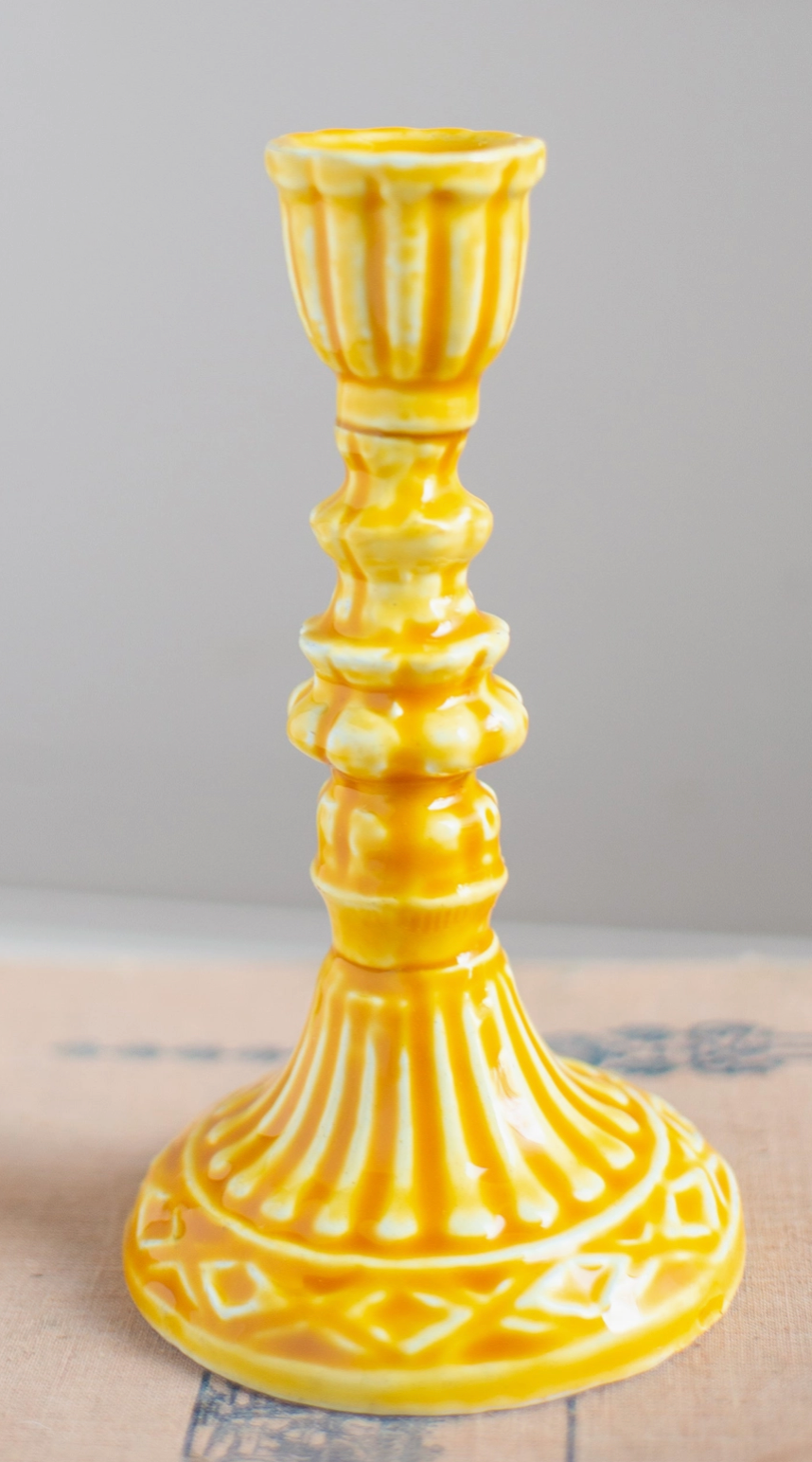 Moulded metal Candle Holders