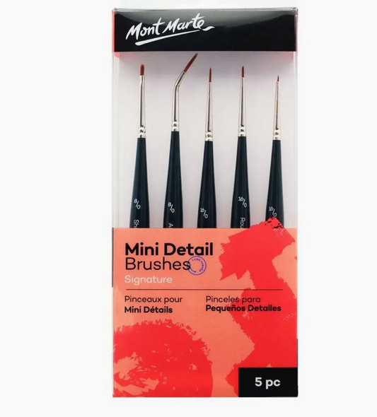 Mini Detail Brushes Signature 5pc