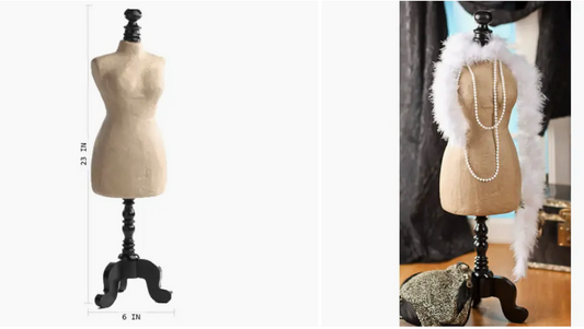 23" Paper Mache Display Mannequin