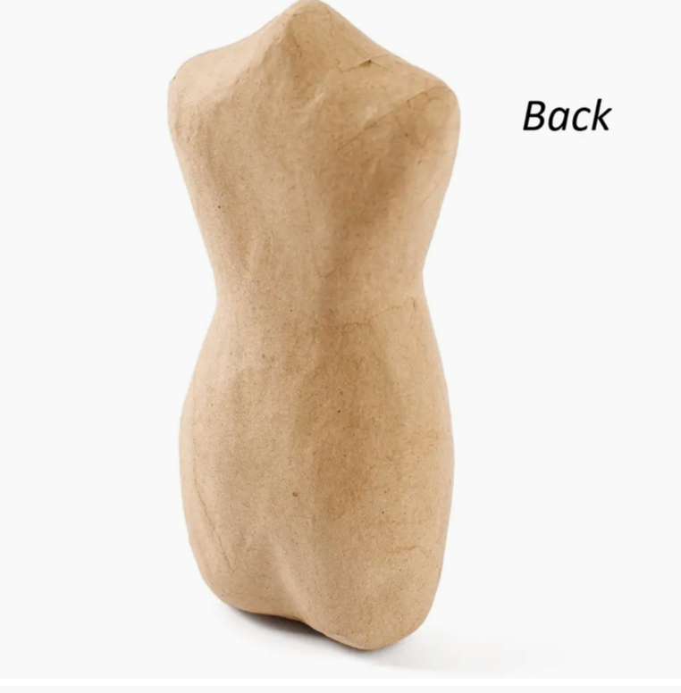 Paper Mache Torso Mannequin Display Form