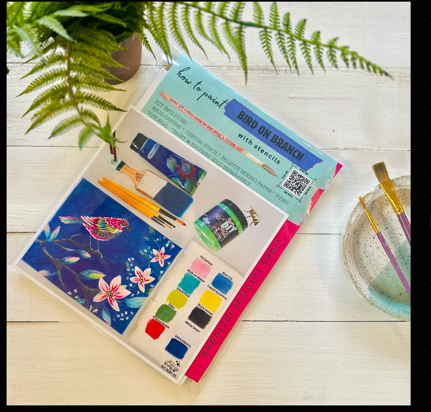 NEW! Paint by Stencil Kits- 6 different styles