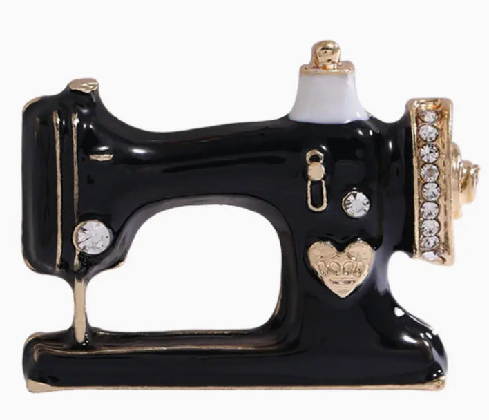 Sewing Machine Brooch