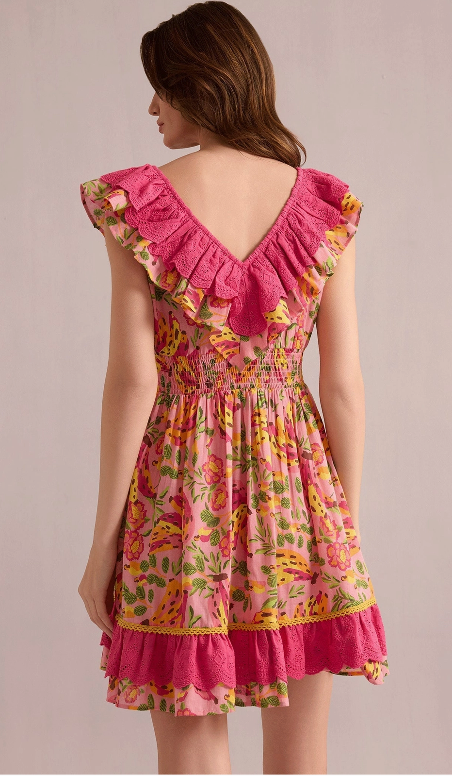 Pink and Peach Dress