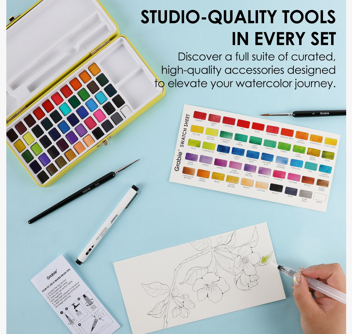 Watercolor All in One Set of 50