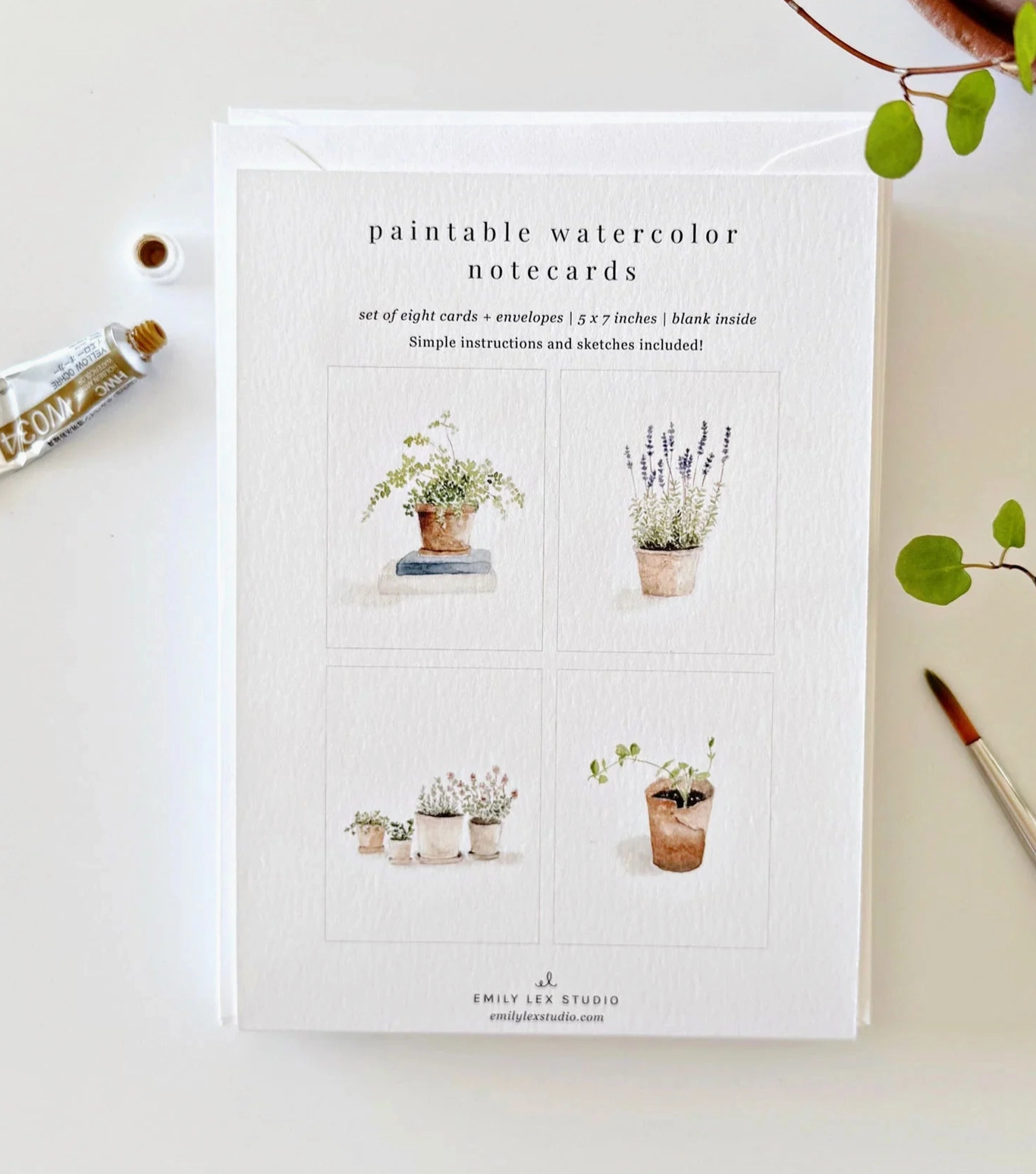Paintable Notecards