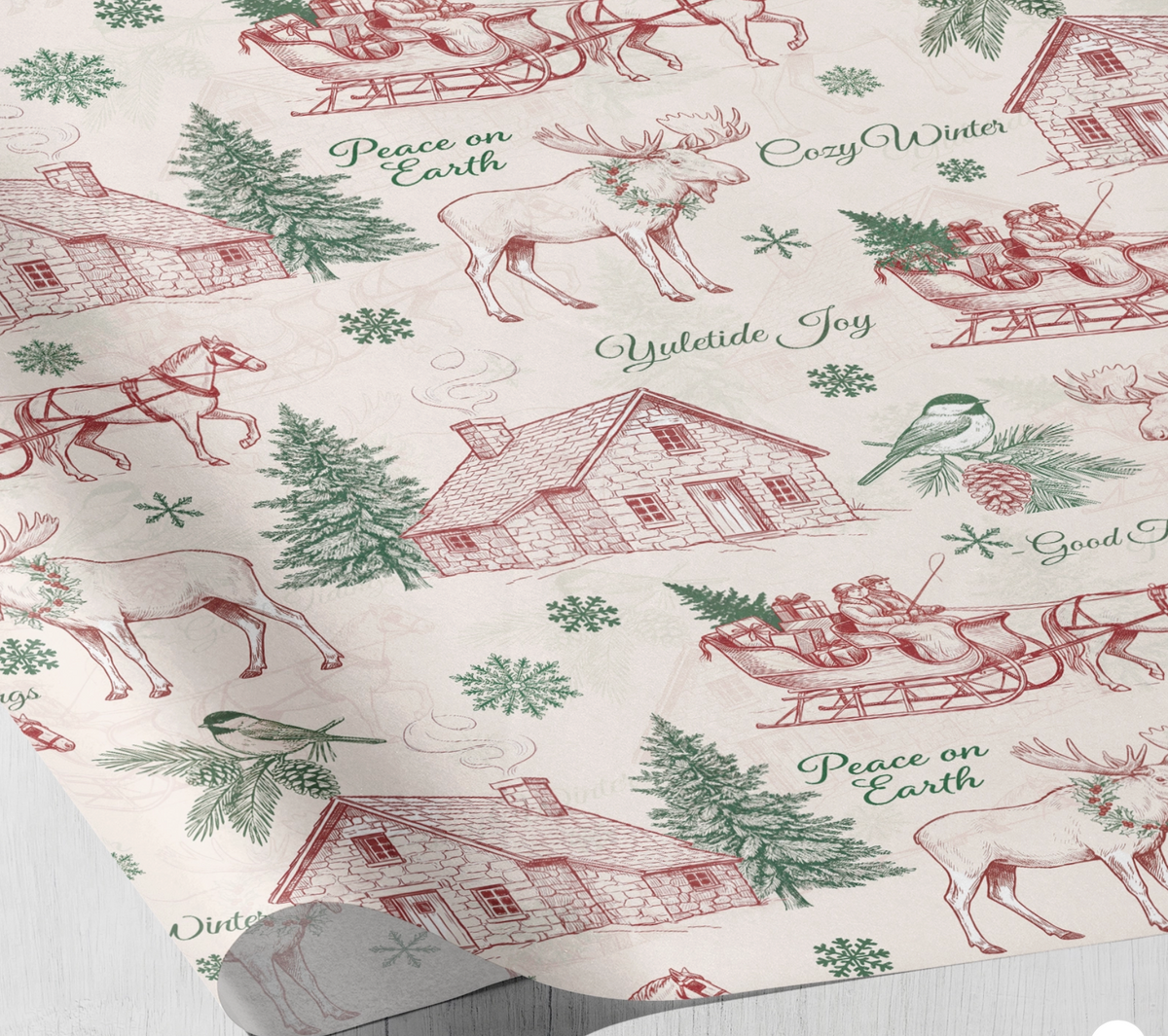Decoupage tissue- Christmas med