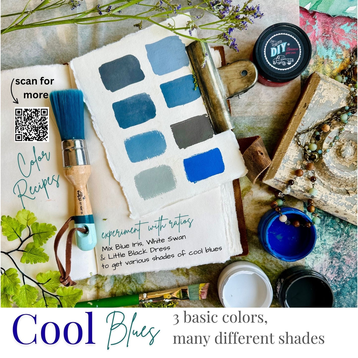 DIY Paint SAMPLER Box 8 Colors 2oz jars! Limited Time Only