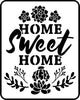 Home Sweet Home - JRV Stencil