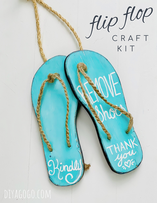 Flip Flop Wooden Craft Kit