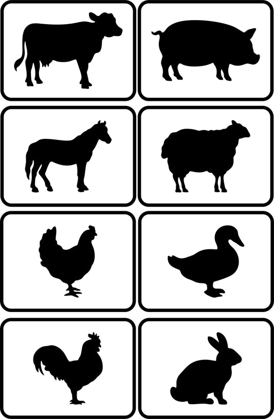 Farm Animal Set - JRV Stencil