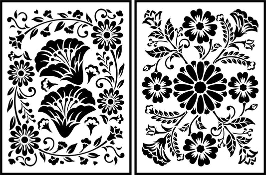 Folklorico Flora - JRV Stencil