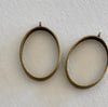 Oval Earring Frame (Sold as one pair)