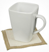 Paintable, Canvas and Burlap Coasters (set of 4)