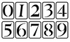 Numbers - JRV Stencil (5" TALL)