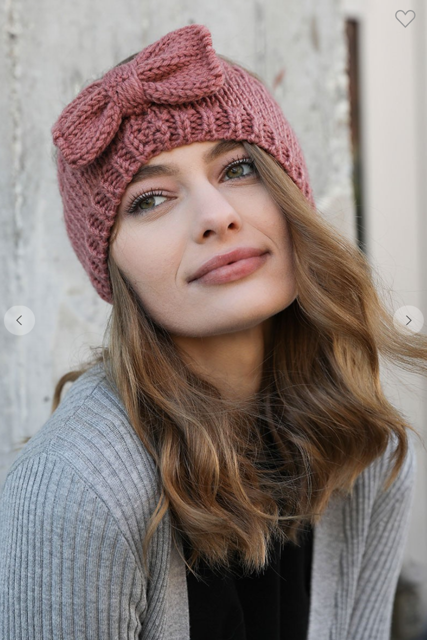 Bow Knit Headband 