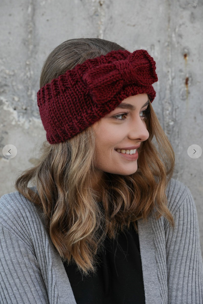 Bow Knit Headband 