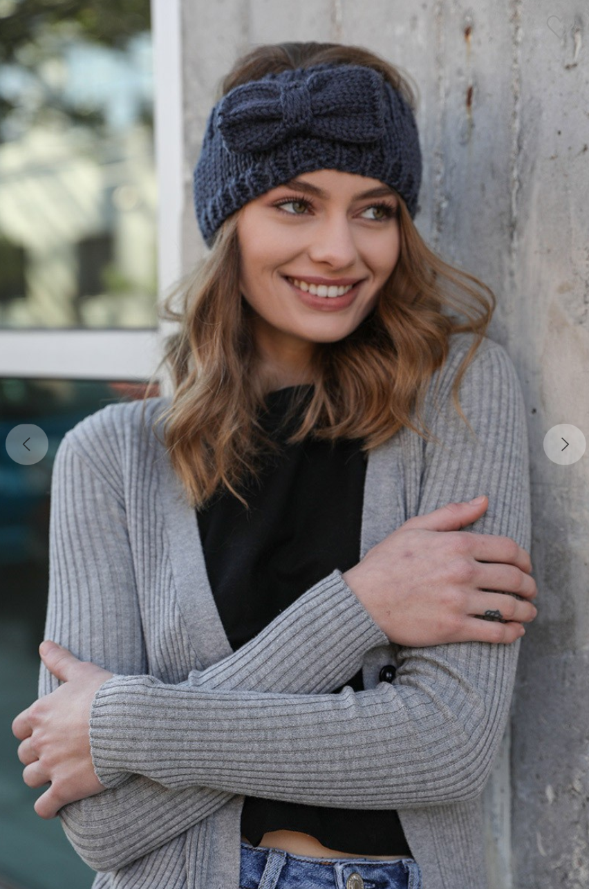 Bow Knit Headband 