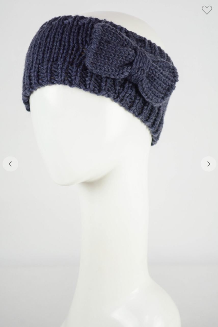 Bow Knit Headband 