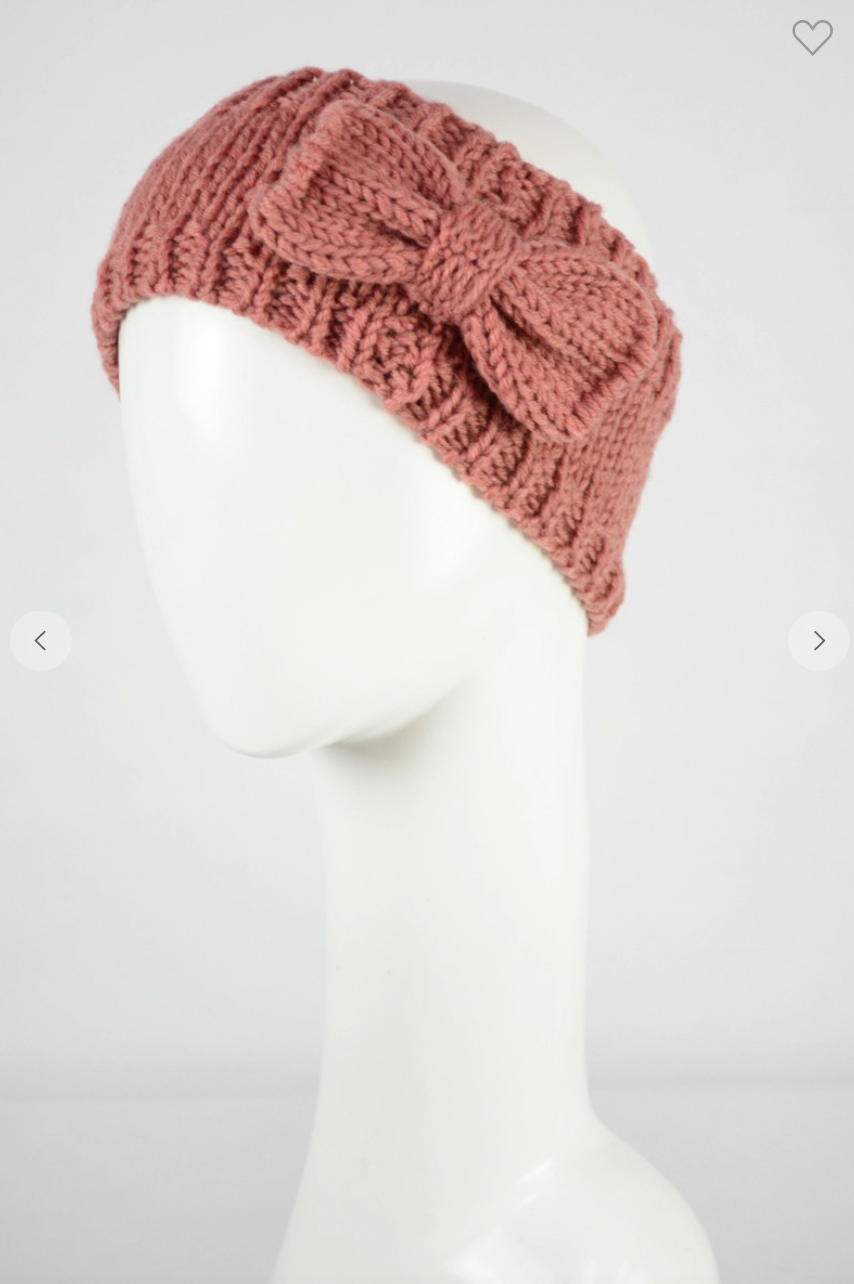 Bow Knit Headband 