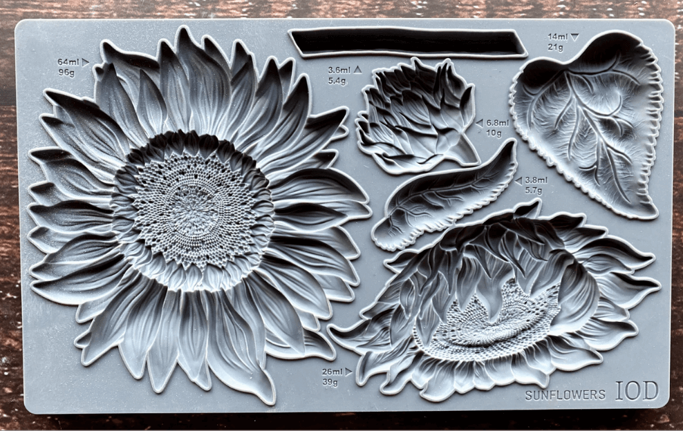 Sunflowers IOD Mould NEW