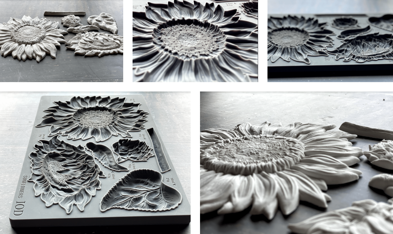 Sunflowers IOD Mould NEW