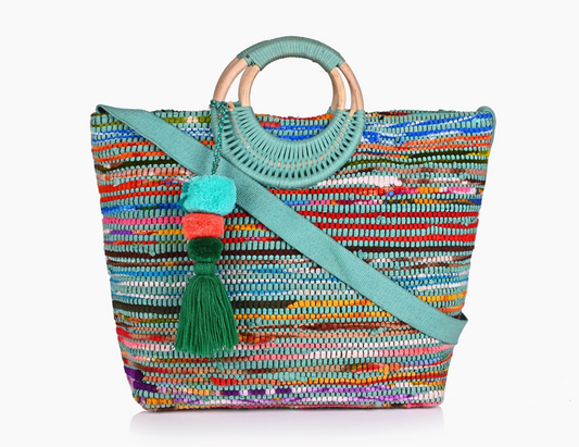 Handwoven Mermaid Tote Bag!