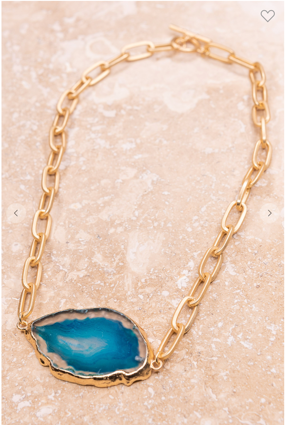 Dreamy Blue Stone Pendant