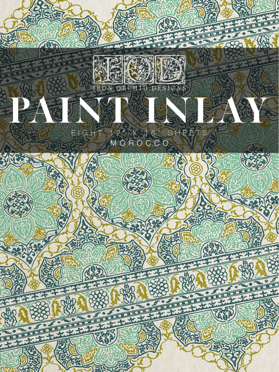 Morocco | IOD Paint Inlay