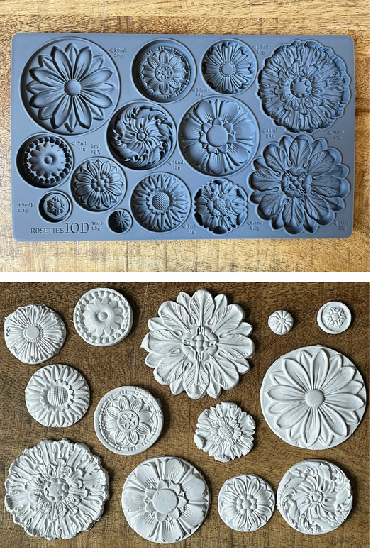 Rosettes | Decor Mould | IOD Regular